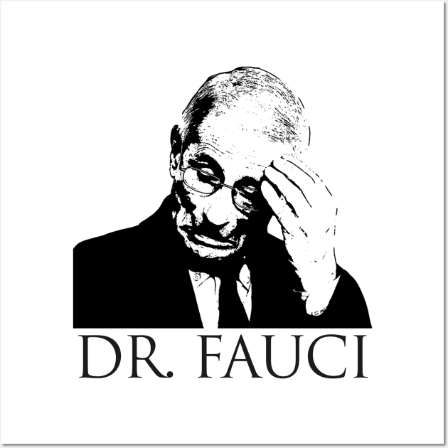 Dr. Fauci Facepalm Wall Art by adriennfarkas